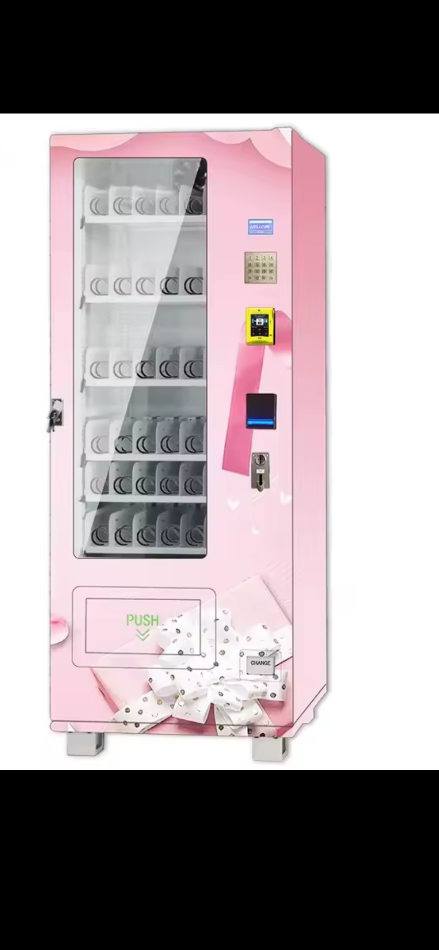 Customized 36 Selections Drinks Snacks Beverage Business Vending Machine For Sale